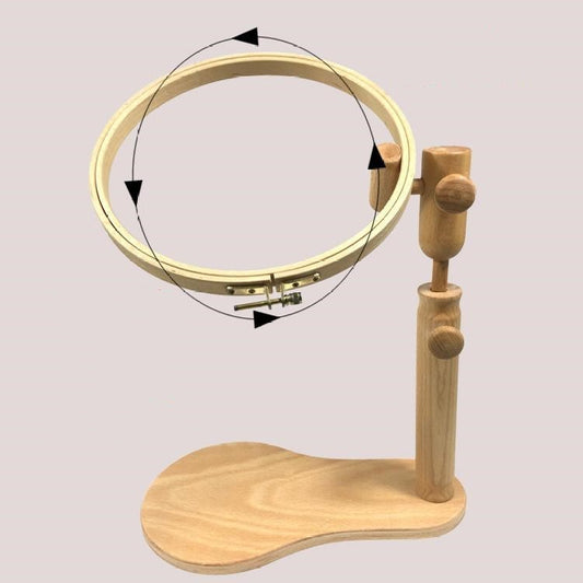 KTX-057107 Wooden Cross Stitch Embroidery Frame for Household Crafting