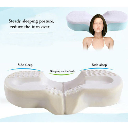 HKM-063315 Ergonomic Latex Memory Pillow for Neck Support and Improved Sleep Posture