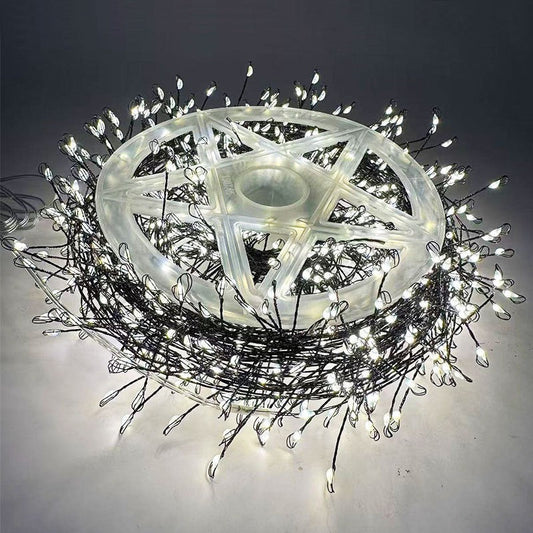 HKM-067923 Copper Wire LED Lighting Chain for Christmas Decoration – USB and Battery Operated Options Available, 4 Color Choices, IP44 Rated