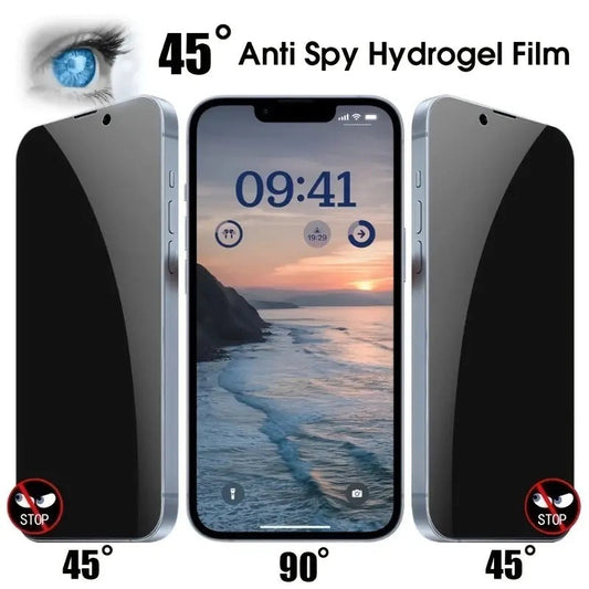 HKM-072467 Tempered Glass Anti-Peeping Film for iPhone Models