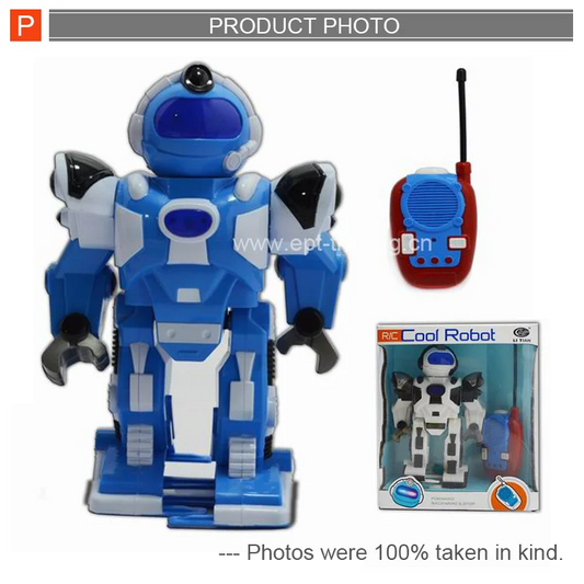 HKM-077651 Intelligent Remote Control Robot Toy for Kids – Educational Light & Sound Functions, Ages 5-13