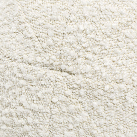 HKM-083603 Whimsical 12-Inch Round Boucle Faux-Sheepskin Decorative Throw Pillow