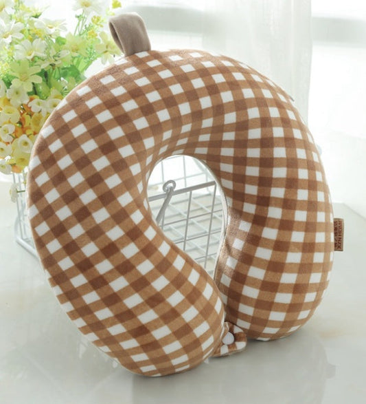 HKM-085971 Memory Foam Neck Pillow for Relaxation and Comfort - Adjustable Height 10.1-15cm, Polyester Fiber Filling, 30x28cm