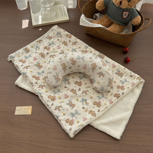 HKM-096083 Skin-Friendly Cloth Cat Pet Bed with Pillow and Quilt Options