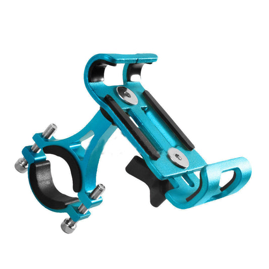 HKM-098323 Aluminum Alloy Bicycle Phone Holder for 3.5”-6.5” Devices, Fits Handlebars 20-36mm, Available in Multiple Colors
