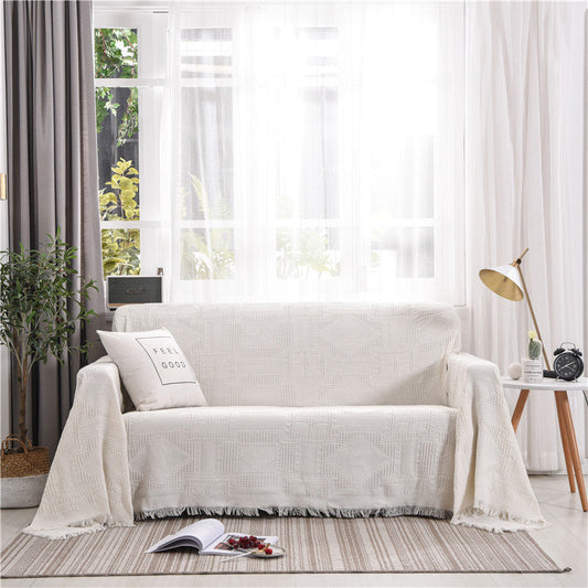 HKM-100243 Nordic Style Universal Sofa Cover for Modular Sofas in Blended Material