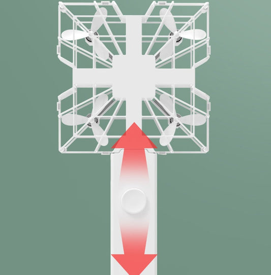HKM-104211 HD Aerial Drone with WiFi Connectivity and Handheld Fan Charging Feature