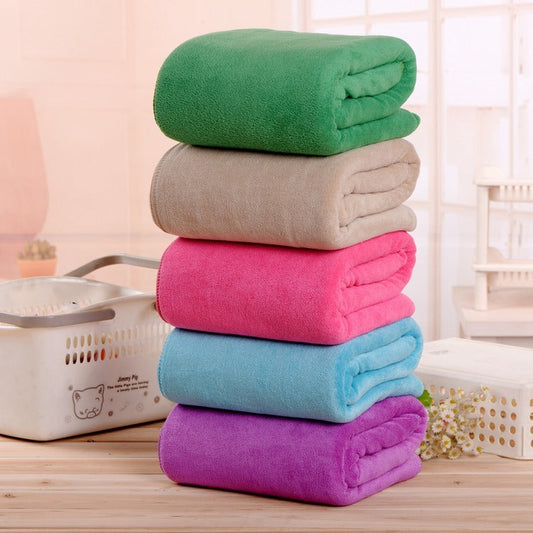 HKM-105427 Microfiber Hairdressing Towels in Various Colors - Soft and Absorbent Bath/Beach Towels