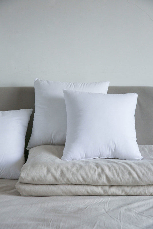 HKM-108435 White Cotton Cushion Pillow Core - Various Sizes Available