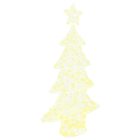 HKM-109267 Warm White LED Acrylic Christmas Tree Decoration with 160 LEDs - 150 cm
