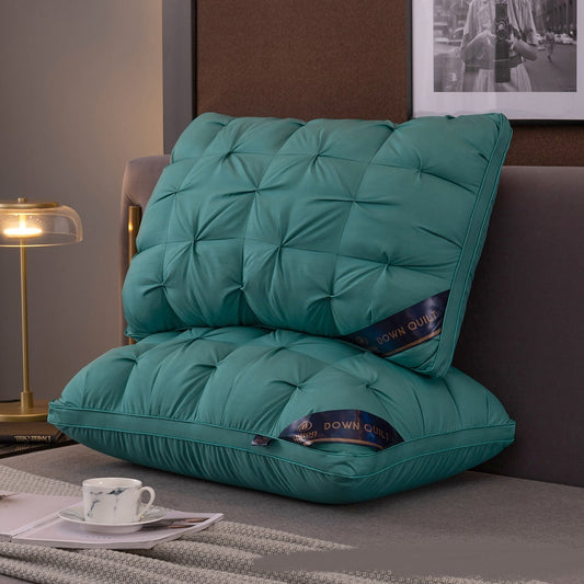 HKM-110739 Twisted Single Feather Velvet Pillow with Polyester Fiber Filling