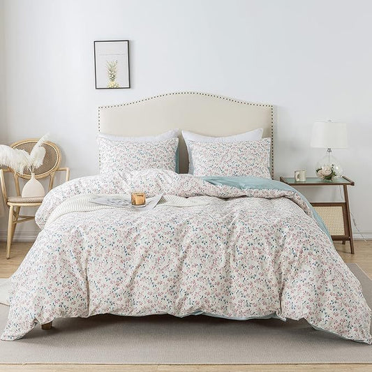 HKM-112915 Three-Piece Polyester Fiber Quilt Cover Set for 1.8 m Beds, Multiple Sizes Available