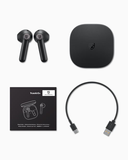 HKM-116115 TrueAir2 Wireless Bluetooth Headset with AptX Binaural Sound, Noise Cancellation, Long Battery Life, Semi-In-Ear Design