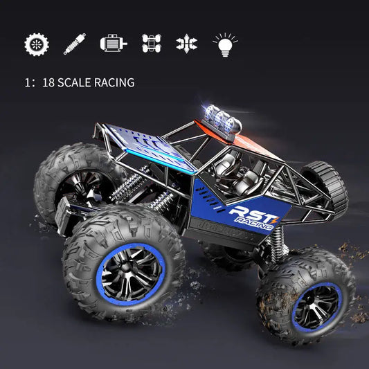 HKM-117779 Remote Control Climbing Car 2.4G Electric RC Off-Road Truck for Kids Ages 5 and Up