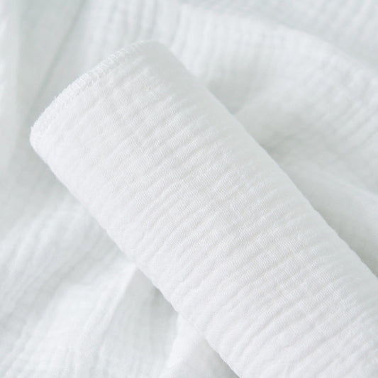 HKM-117779 Washable Cotton Double-Layer Gauze Diapers for Newborns - 8 Pack, 43x45CM, Pure Cotton