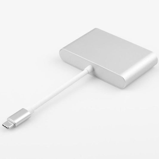HKM-119699 Type-C to VGA Adapter Cable with USB 3.0 and Charging Port - 1080p Resolution Support