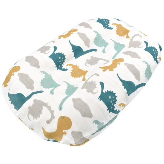 HKM-120467 Cotton Yarn Bionic Bed Change and Wash Cover - Dinosaur, Forest Animal, Japanese Banana Leaf Styles, 74x45cm