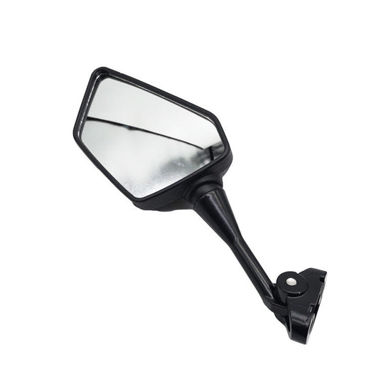HKM-121171 Horizon Rearview Mirrors Set with Installation Accessories for Sports Cars, Black, Convex Design