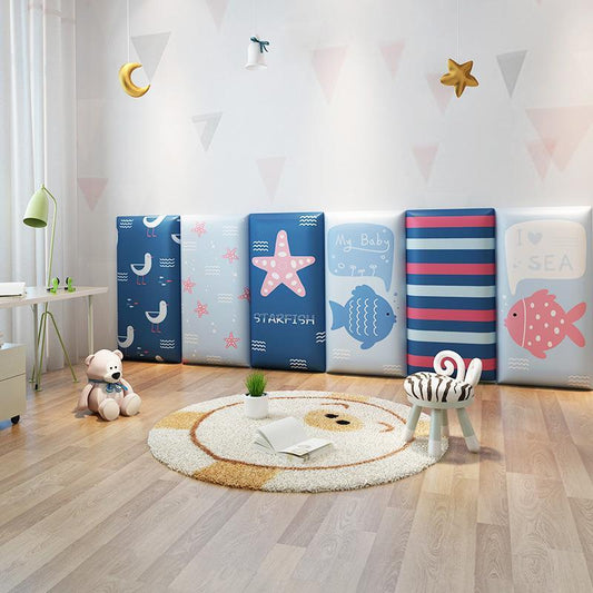 HKM-122131 Cartoon-Themed Soft Headboard in Customizable Sizes and Colors