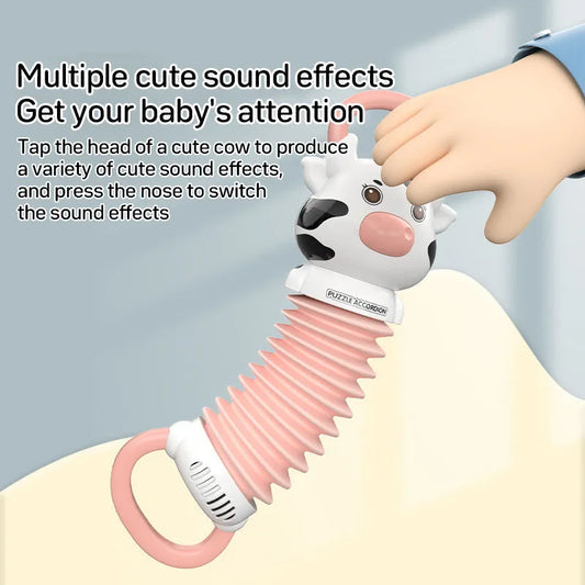 HKM-128147 Accordion Music Toy for Babies and Toddlers - Educational Soft Sensory Instrument for Early Learning 18 Months+