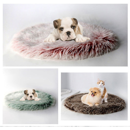 HKM-129683 Cozy Round Sleeping Mat Blanket for Pets in Multiple Colors and Sizes