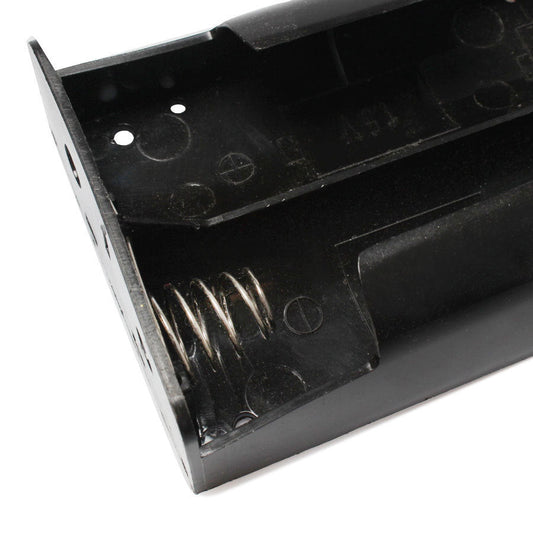 HKM-131219 Long Plastic Battery Box for 8-Cell No. 1 Batteries - Dimensions 255*74*32MM, Rated Voltage 12V