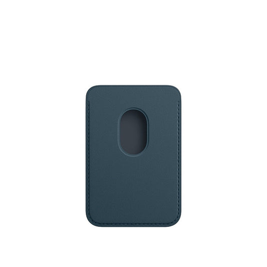 HKM-134419 Imitation Leather Magnetic Suction Card Sleeve for Desktop Use