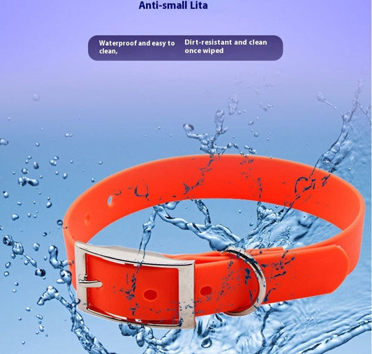 HKM-139475 Factory Wholesale PVC Plastic Waterproof Dog Collar Wear-resistant Dog Collar Out Dog Traction Collar Pet Supplies