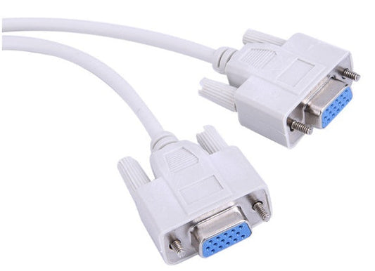 HKM-141267 VGA Splitter Cable - 1 Male to 2 Female, Dual Video Monitor Connection