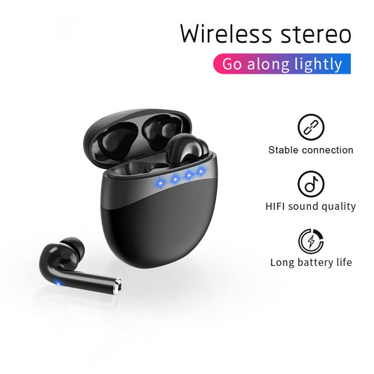 HKM-151187 Wireless Bluetooth Headset with Stereo Sound and Multi-Point Connectivity