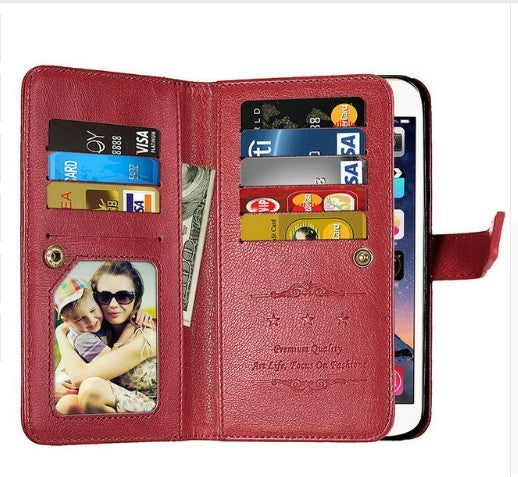 HKM-153683 Stylish Leather Phone Handset Jacket Purse with Anti-Drop Design