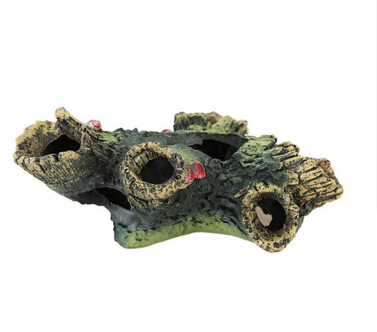 HKM-155411 Aquarium Decoration - Elegant Resin Tree Branches in Diamond and Rhombus Shapes