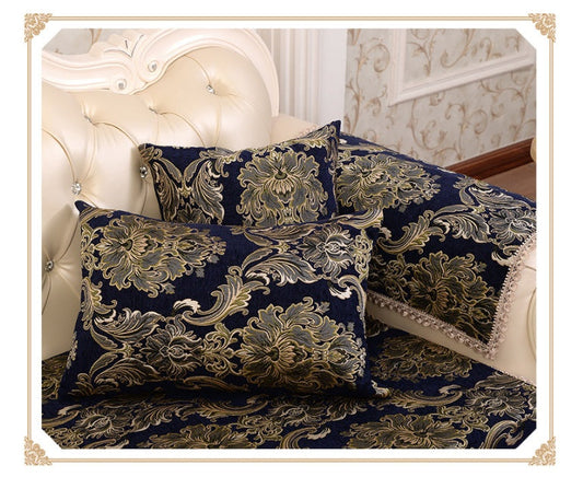 HKM-159251 Light Luxury Non-Slip Chenille Sofa Cushion Cover for Modular Sofas - European Style