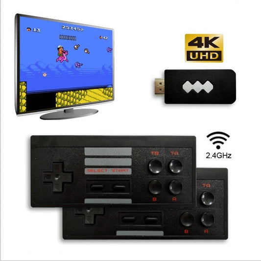 HKM-160531 HD Game Console with 568 Built-in Classic Games and Wireless Controller for Two Players
