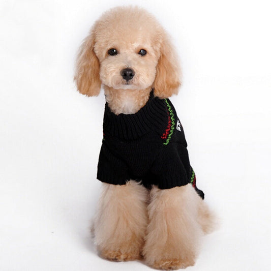 HKM-165587 Cozy Acrylic Christmas Sweater for Cats and Dogs - Winter Warmth Collection