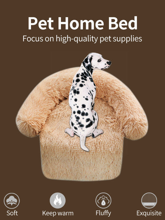 HKM-169683 Plush Dog Kennel with Zipper Dismantling and Washing Function – Multiple Sizes and Colors