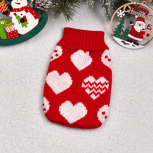 HKM-180179 Warm and Stylish Pet Sweater for Dogs and Cats in Assorted Colors and Designs