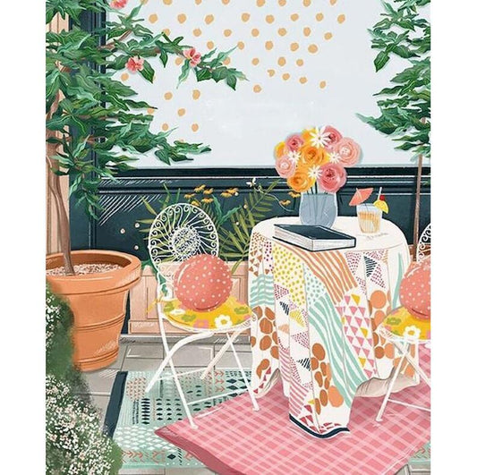 HKM-183827 Modern Digital Oil Painting - Classic 24 Colors on Linen, Frameless Art for Home Decoration