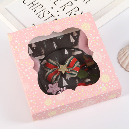 HKM-199315 Christmas Cloth Gift Set – Festive 16x16cm Decor Collection