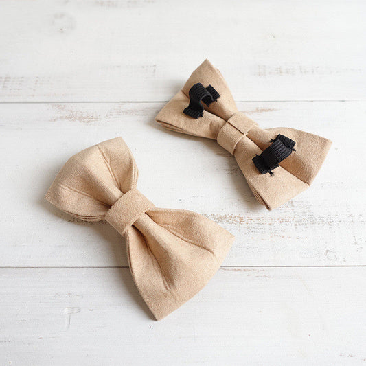 HKM-207763 Handmade Polyester Pet Bow Tie for Dogs in Various Sizes
