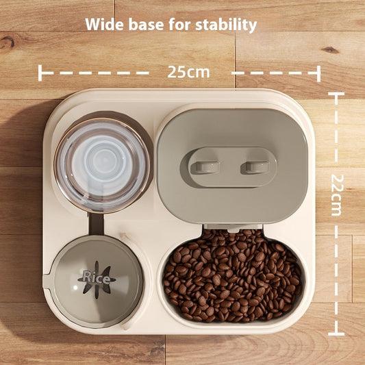 HKM-209683 Automatic Pet Feeder Dog Basin Cat Bowl Supplies Water Dispenser