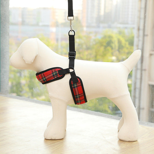 HKM-213203 Pet Traction Chest Strap for Medium, Large, and Small Dogs - Comfortable Adjustable Harness in Various Colors