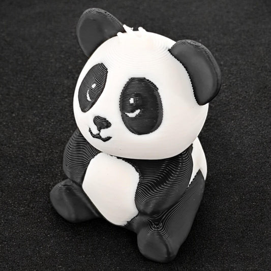 HKM-213843 Charming Panda Figurine with Traditional Chinese Design for Home Decor and Gift Giving