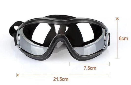 HKM-217683 Pet Waterproof Windproof Sunglasses for Dogs - UV Protection, Adjustable Fit 28cm-48cm Head Circumference