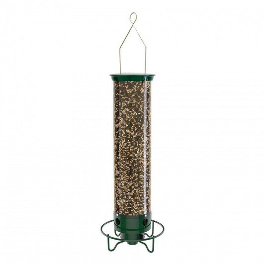 HKM-218899 Metal Hummingbird Feeder in Elegant White Bird Cage Design