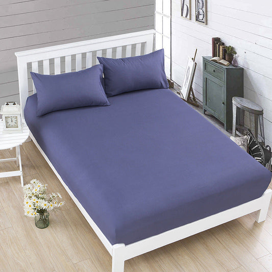 HKM-226195 Modern Aloe Cotton Fitted Mattress Cover in Multiple Colors and Sizes