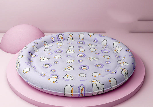HKM-227411 Pet Ice Mat Round Nest Cold Gel