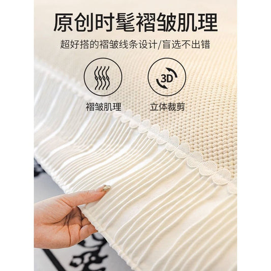 HKM-229075 Universal Leather Sofa Cover in Plush Material – Solid Color Options Available