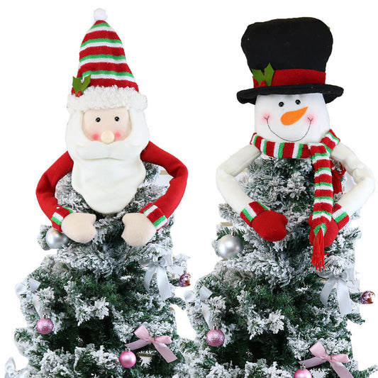 HKM-230931 Felt Christmas Tree Hat Pendant - Flannel and Wool, Available in Small and Large Sizes