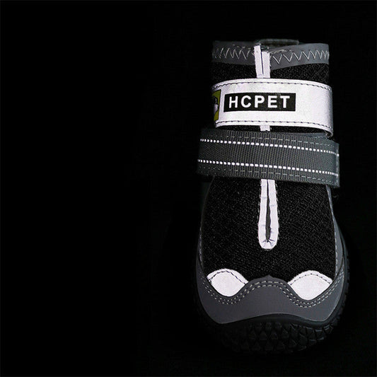 HKM-232339 Breathable Non-Slip Pet Dog Shoes in Various Colors and Sizes